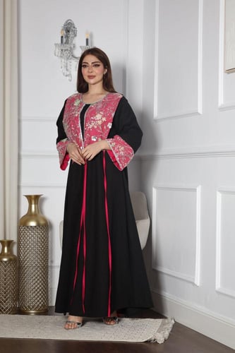 جلابيه لينن بكلفه بالصدر