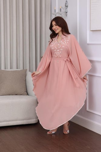 جلابيه اسنقبال بتطريز يدوي