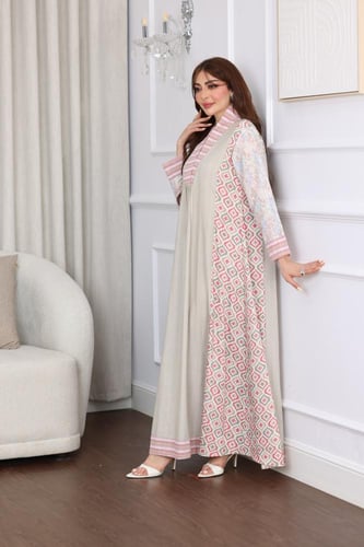 جلابية قطن مقلم