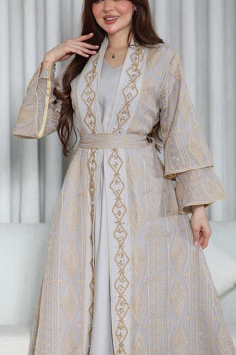 جلابيه قطعتين تطيز شك