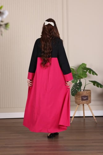 جلابية طبقتين بتطريز شك