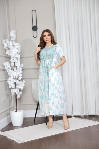 جلابيه رمضانيه بنقش الحروف العربيه