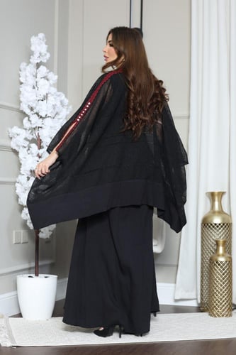 جلابيه خام الخيش مطرزه بالصدر