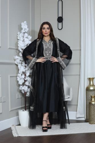 جلابيه خام تفته وتل مطرز