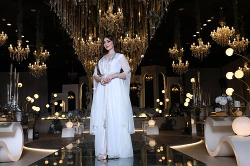 جلابيه قطعتين تل تطريز شك