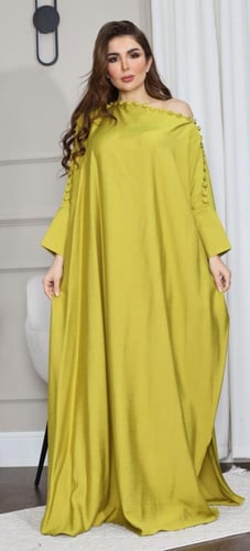 جلابيه كويتي باكمام واسعه