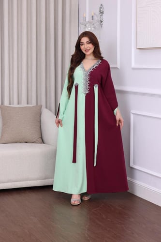 جلابيه استقبال بتطريز يدوي