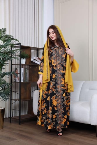 مخوار بتطريز يدوي وطرحه