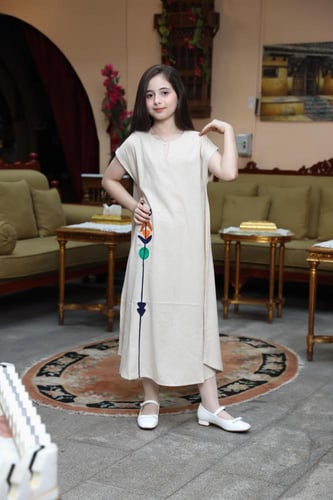 جلابيه رمضانيه لينن بناتي