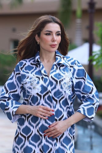 جلابيه رمضانيه بتطريز شك