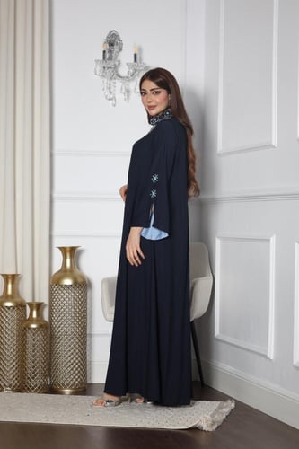 جلابيه بخام سويسري وتطريز