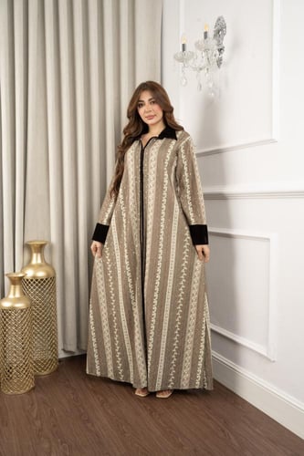 جلابيه بتدخيلات المخمل