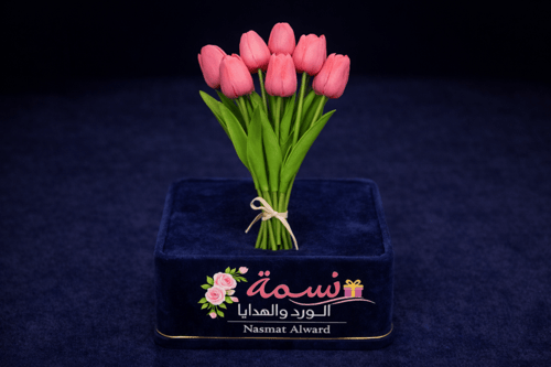 ورد توليب بألوانة المختلقة - Tulip Flower