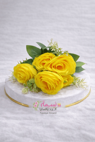 ورد بيونيا ٧ اغصان متعددة الألوان