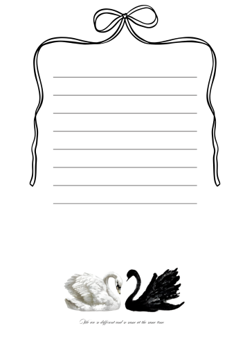 Swans card