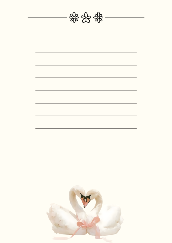 Swans card