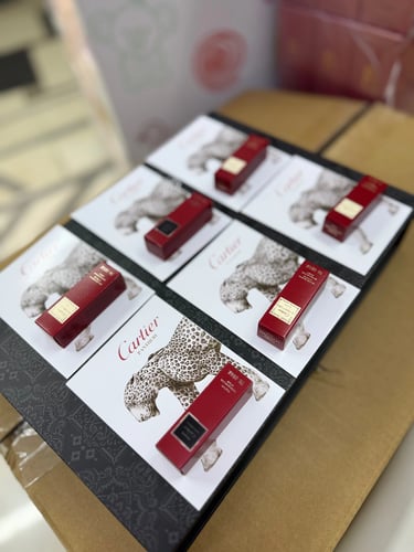 Cartier perfumes with the card, 12 pieces