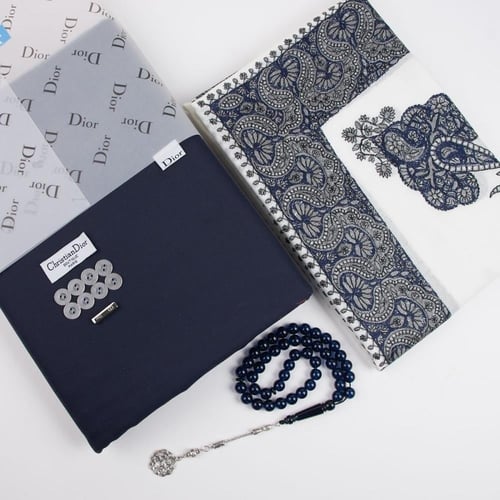 Men's winter box – Thobe fabric + shawl + rosary | 3 colors
