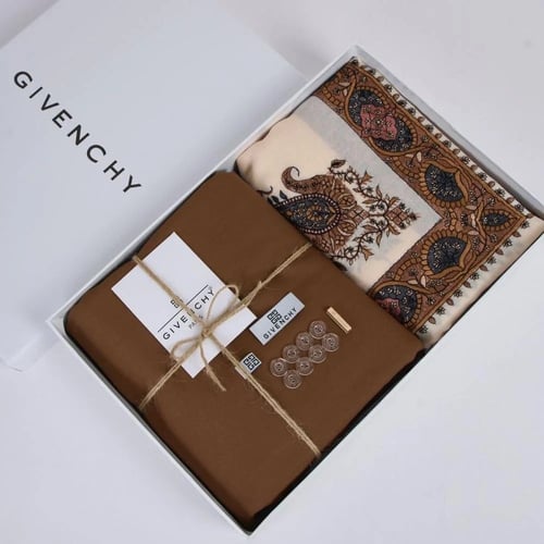 Men's winter box – fabric + patterned shawl | two...
