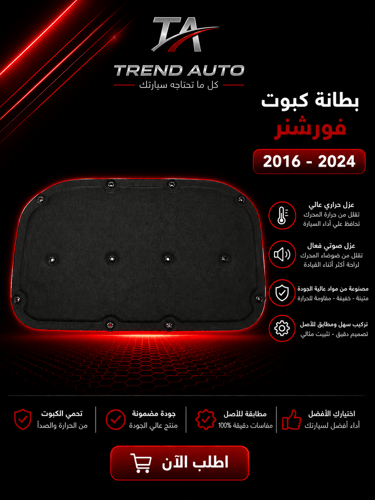 Fender lining for Ford Fusher 2016-2024