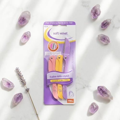 شفرات حلاقة مطوية – Soft Velvet