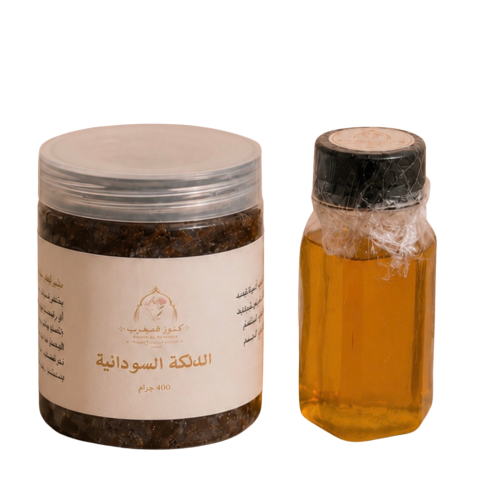 عرض خاص دلكة سودانية 400 جرام + زيت الدلكة 100 مل