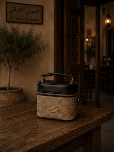 شنطة COACH NEW YORK ثنائية اللون-ماستر كواليتي