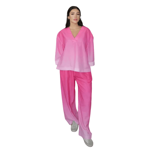 طقم كامل | Summer Waves - Baby Pink