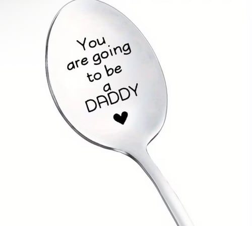 ملعقة “Daddy to Be” المحفورة