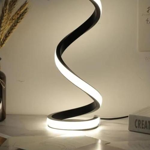 Rotating bedside lamp