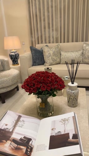 فازة البيبي جوري أحمر غامق 305