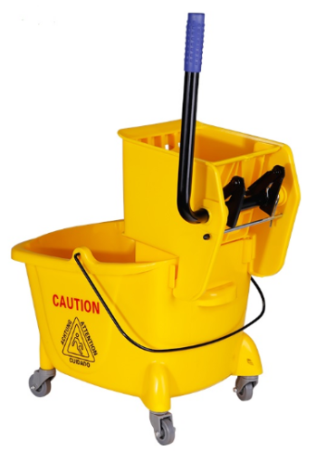 36L SINGLE BUCKET WITH WRINGER YELLOW 36LTR