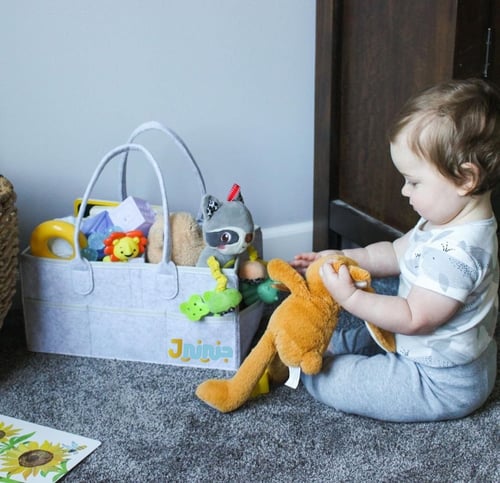 حقيبة حفاضات جنيني، متعددة الوظائف للتنقل والسفر