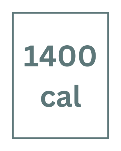 حمية 1400 سعره حرارية خلال اليوم