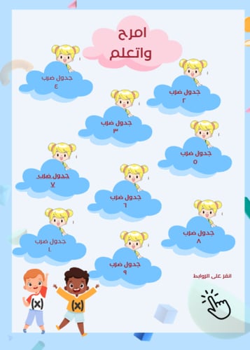 حفظ جدول الضرب