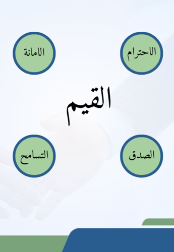 مبادرة ( قيم تبني الانسان )