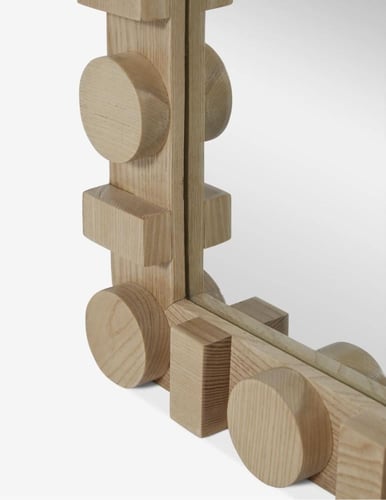 مرايا Hudson جدارية خشبية