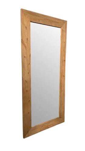 مرايا أرضيه خشبيه بوهيمي Rustic