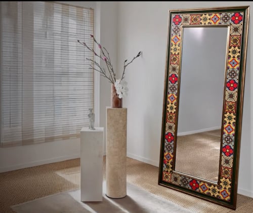 Raha Floor Mirror - مرايا أرضية مزخرفة
