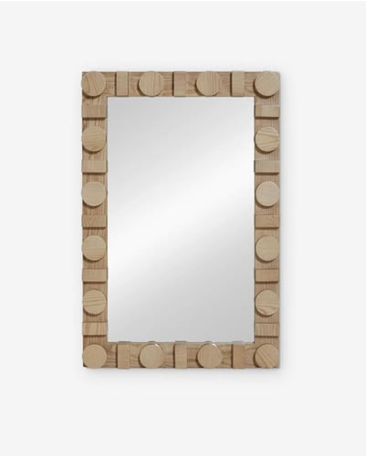 مرايا Hudson جدارية خشبية