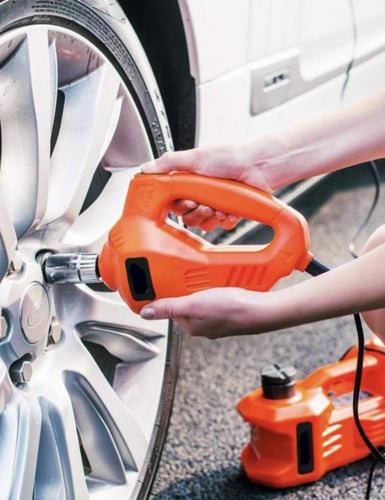 رافعة سيارة ( عفريتة) كهربايية بقوة ٥ طن مزودة بمف...