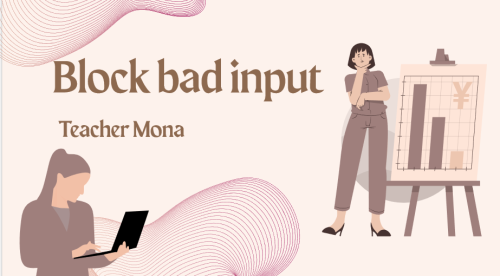 TEACHER MONA