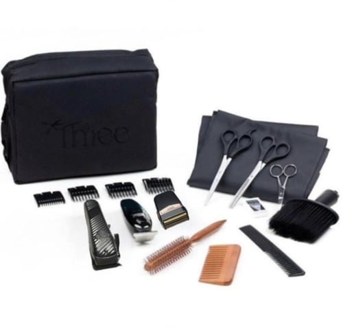 شنطة حلاقة من ثري ( مع جميع المكائن)