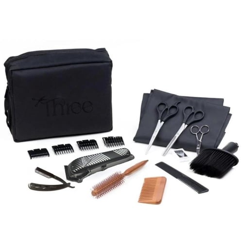 شنطة حلاقة من ثري ( مع مكينة شعر )