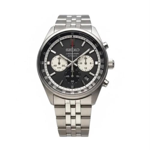 Seiko chronograph watch black