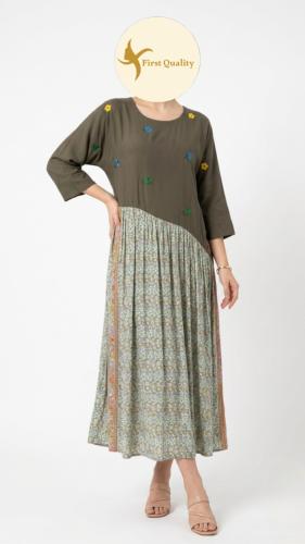 جلابية بقماش الريـون البارد