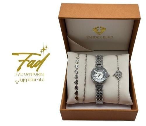 طقم ساعة مع اساور