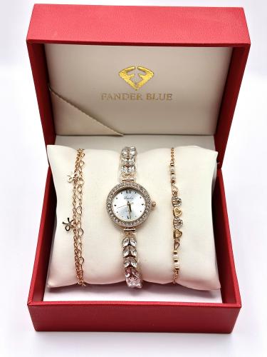 طقم ساعة مع اساور