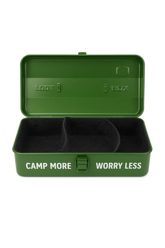 صندوق عزبه شاي (بدون محتويات)