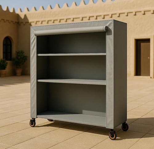 دولاب تخزين رصاصي (الكبير)